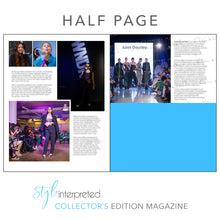 Load image into Gallery viewer, Magazine Sponsor | Style Interpreted Vol 001