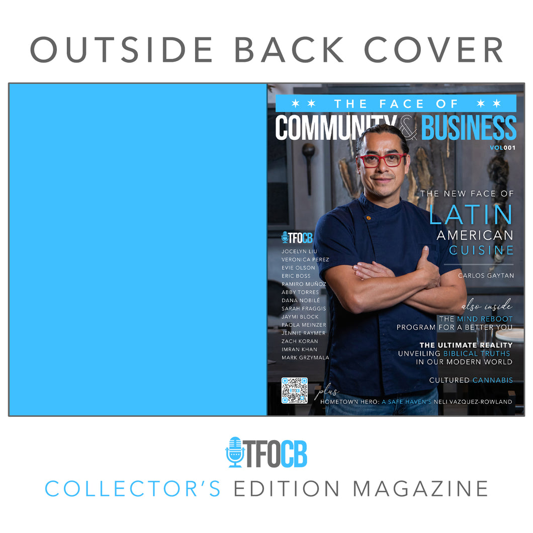 TFOCB Collector's Edition Magazine Vol 001 Sponsorship
